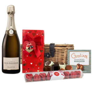 Buy Louis Roederer Collection 245 Champagne 75cl And Chocolate Love You Hamper