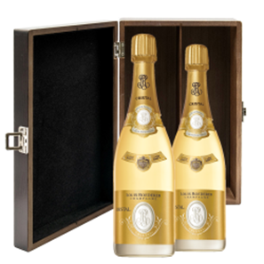 Buy Louis Roederer Cristal Vintage 2015 Brut 75cl Twin Elm Wood Gift Box (2x75cl)