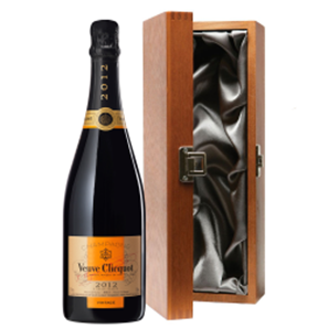 Buy Elm Wood Gift Boxed Veuve Clicquot Vintage 2015 Champagne 75cl