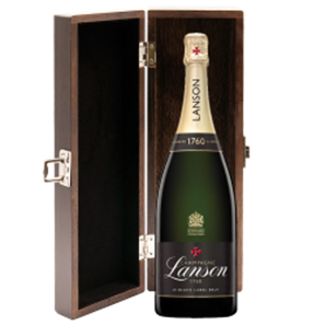 Buy Magnum of Lanson Le Black Creation Champagne in Elm Wood Gift Box