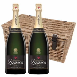 Buy Magnum of Lanson Le Black Creation Champagne Twin Magnum Hamper (2x150cl)