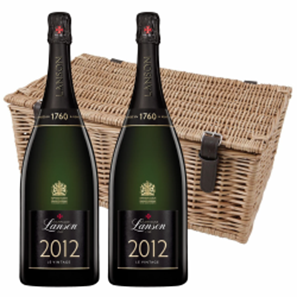 Buy Magnum of Lanson Le Vintage 2012 Champagne 150cl Twin Magnum Hamper (2x150cl)