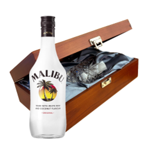 Buy Malibu Original Coconut Rum 70cl In Luxury Box With Royal Scot Glass