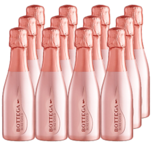 Buy Mini Bottega Rose Gold Prosecco 20cl Case of 12