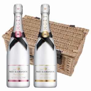 Buy Moet Ice White and Moet Ice White Rose Duo Hamper (2x75cl)