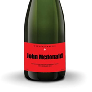 Buy Personalised Champagne - Red Label