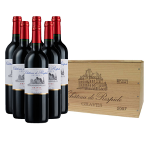 Buy 6 x bottle Chateau de Respide in a wooden box