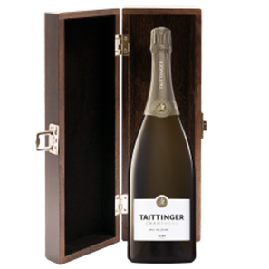 Buy Taittinger Vintage Magnum 150cl Champagne in Elm Wood Gift Box