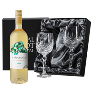 Buy Vina Pena Airen 75cl - White Wine, With Royal Scot Wine Glasses