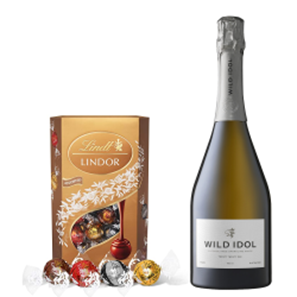 Buy Wild Idol Alcohol Free Sparkling White 75cl With Lindt Lindor Assorted Truffles 200g